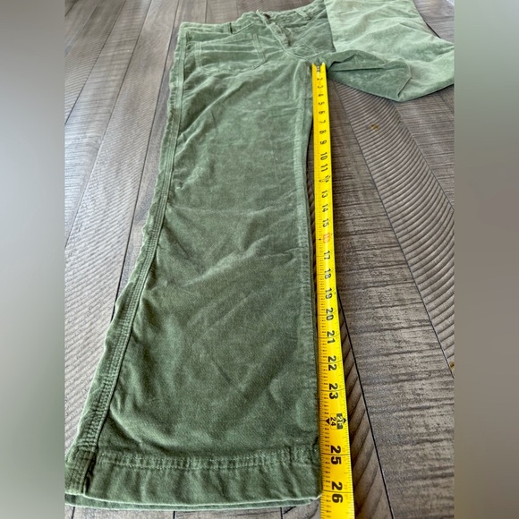 Free People - High Time Velvet Cropped Kick Flare Pants Women’s Size 10 (NWOT) - Picture 11 of 13
